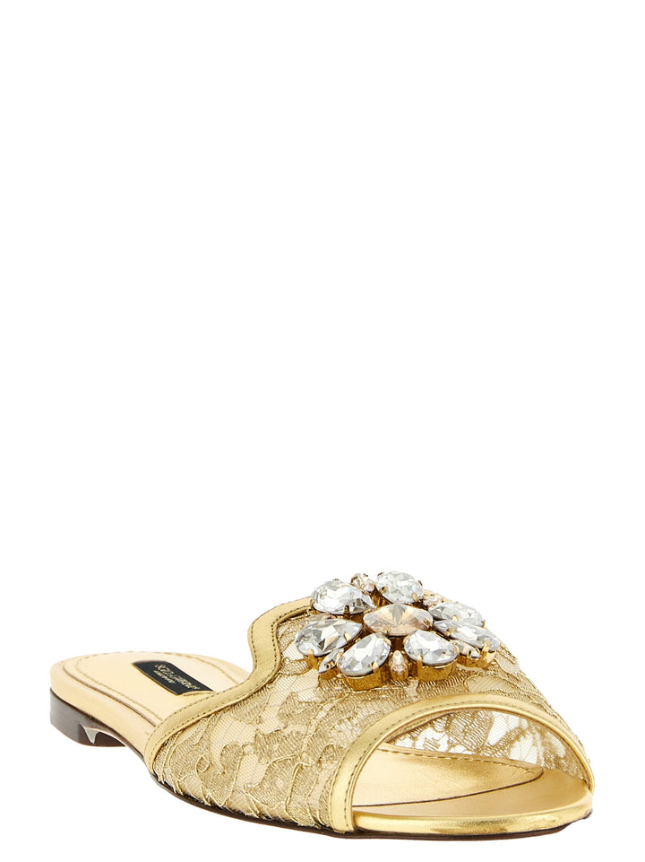 Dolce & Gabbana Taormina Sandali - Oro | cfc72cb54a3f4a96b04c9837708851fa5e357ffe