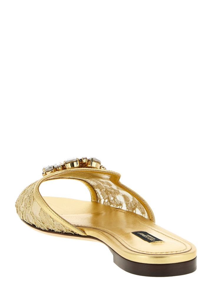 Dolce & Gabbana Taormina Sandali - Oro | 57857ed18fe140c06bdf9165cef69e660fec46bd