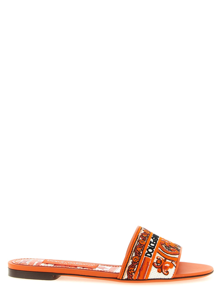 Dolce & Gabbana Bianca Sandali - Arancione | d9ecfcd9538755b044277b58988599e58f34b44f