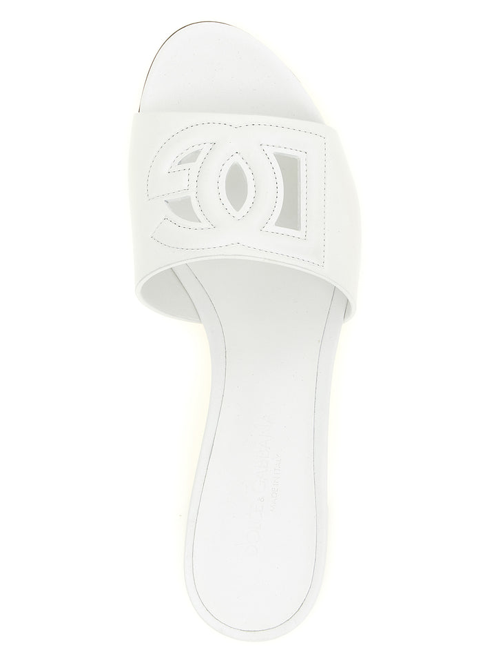 Dolce & Gabbana Dg Sandali - Bianco | 46c017fd3442e1ace96266cd31bee6aba9d11529