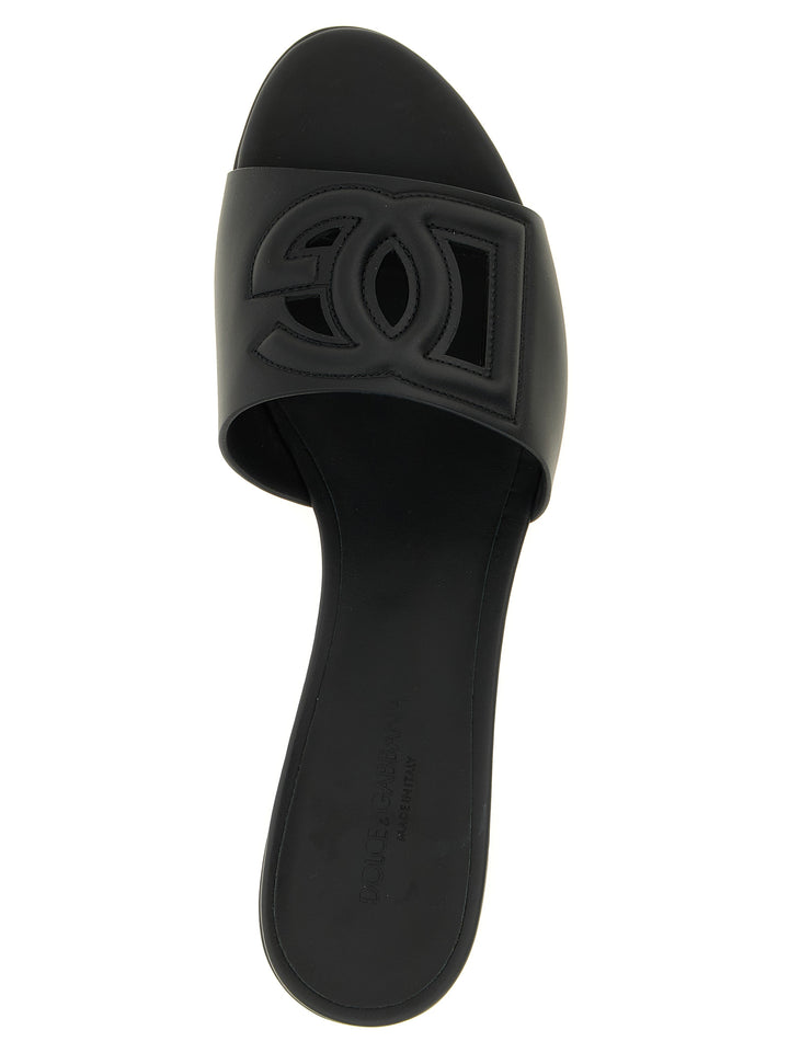 Dolce & Gabbana Dg Sandali - Nero | 1a0205b2cf4e33dabff3dc00498e5c61a6be98da