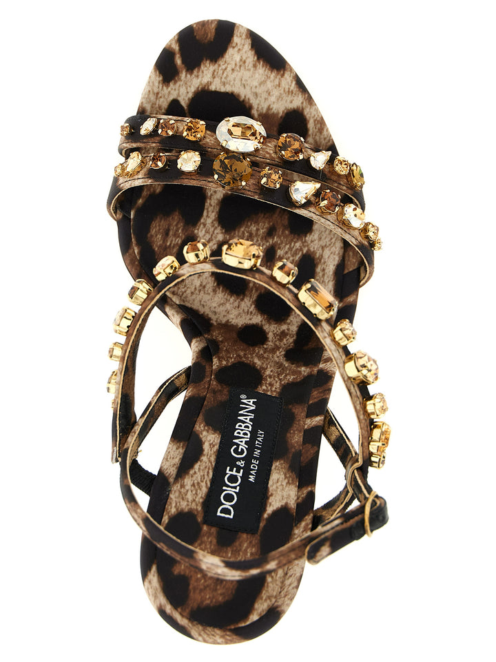 Dolce & Gabbana Keira Sandali - Marrone | 248aa0ae13544ce0c652673efdaa99ac63fa3170