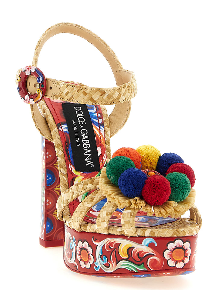 Dolce & Gabbana Keira Sandali - Multicolor | 8d0fb699441a2be85282565e7e68c2dc0c53a08f