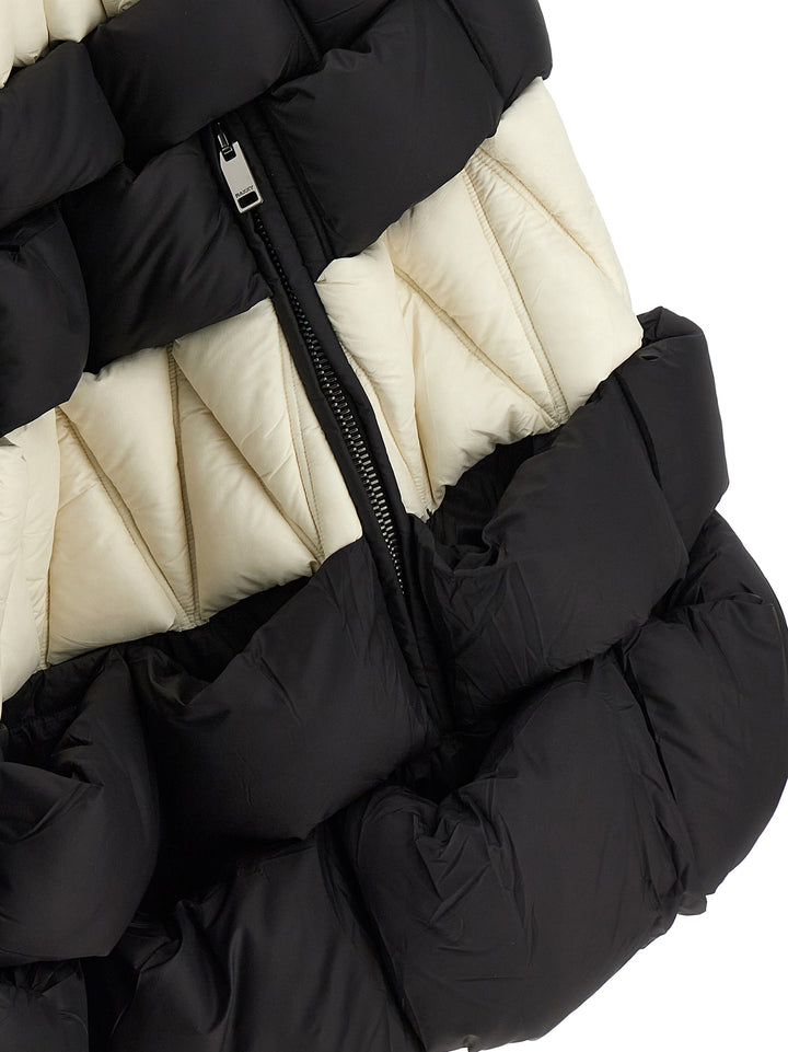 Raxxy 3d Cape Mantelle - Bianco/Nero | f3cae747ba462d167c41ae67130be590805218a9