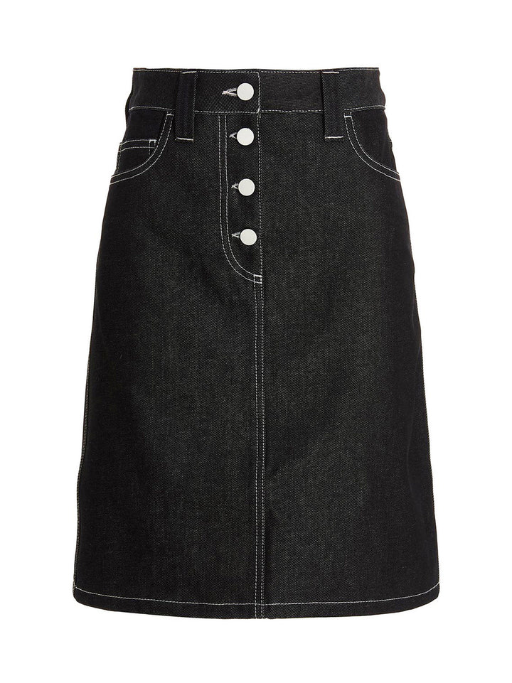 Sunnei Denim Skirt Gonne - Blu | 06e4300c9c9902ccaf54ae23758e209163660976