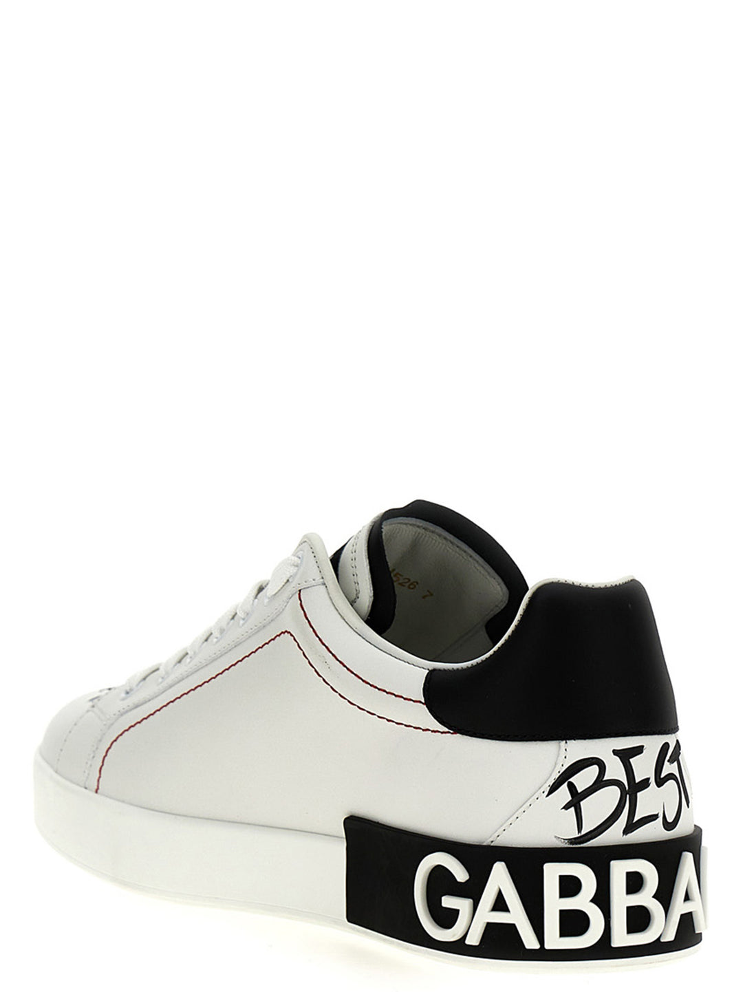 Dolce & Gabbana Portofino Sneakers - Bianco/Nero | 6d254ab5a798570bfe3d97d03ec08ff1409934f7