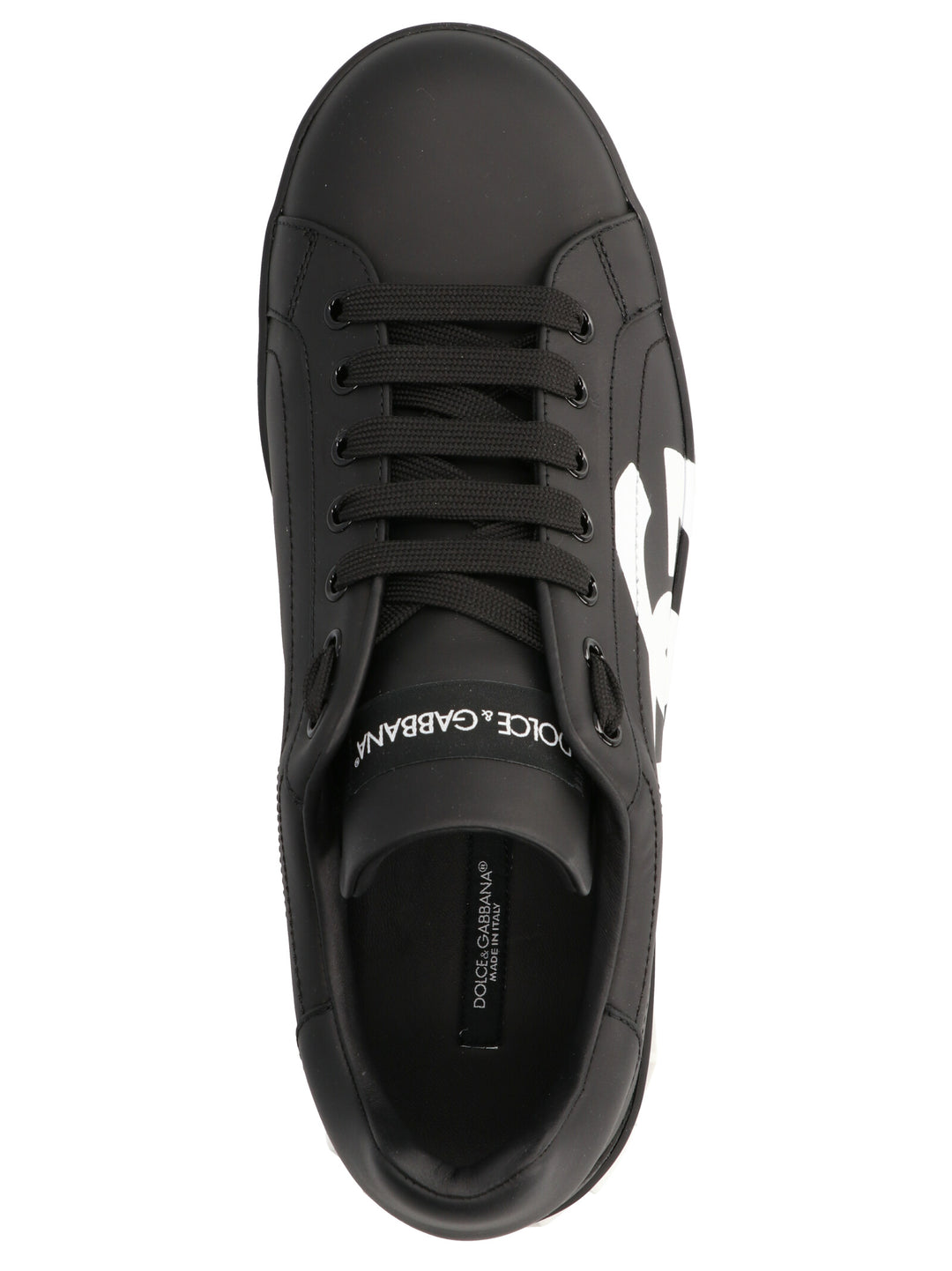 Dolce & Gabbana Portofino Sneakers - Bianco/Nero | dcbee1a1f8dcae547b04f51514d5d974126bdba0