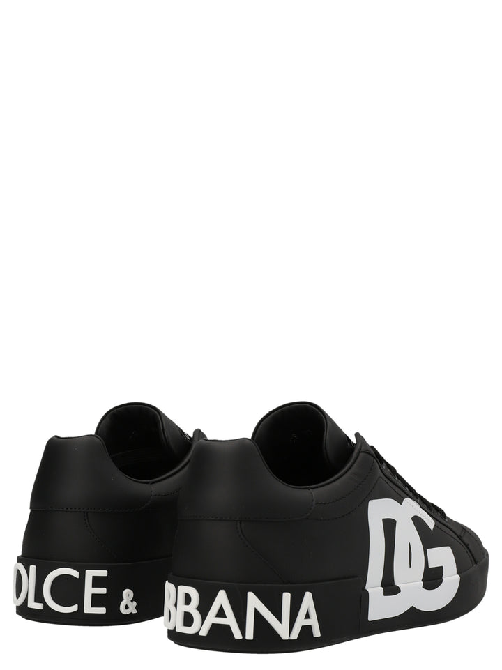Dolce & Gabbana Portofino Sneakers - Bianco/Nero | bf85b3302d709791c9fce94bd358f750c9ec1ba0