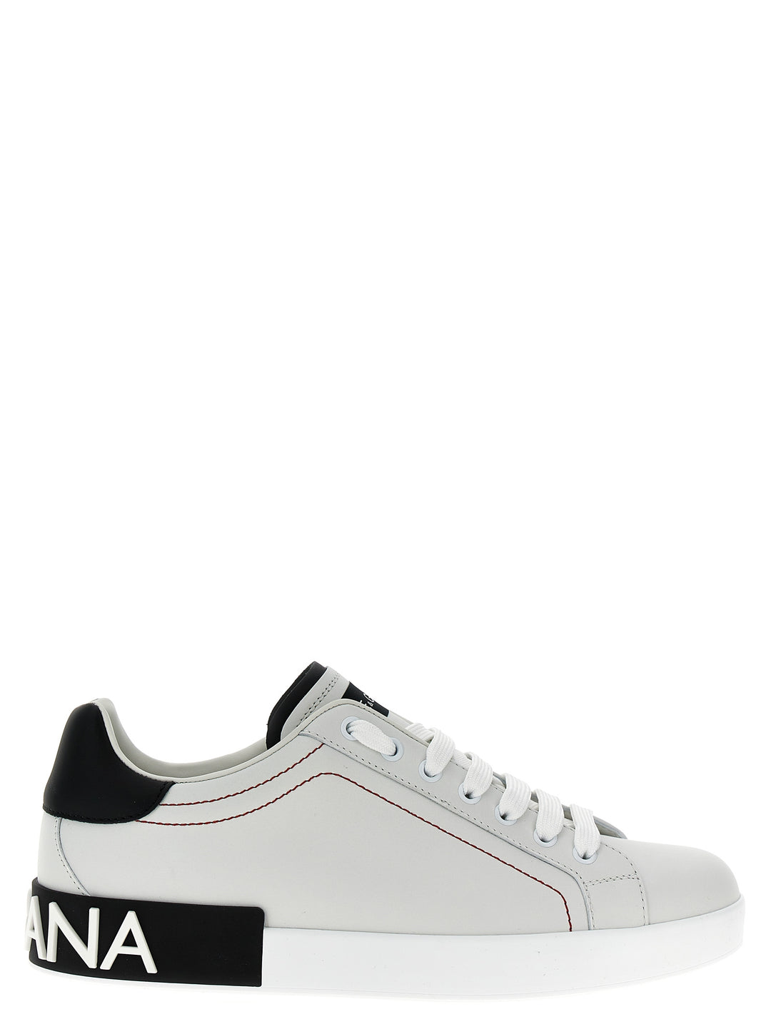 Dolce & Gabbana Portofino Sneakers - Bianco/Nero | 7ac5305d5b3a4290c032188896407c8975458633