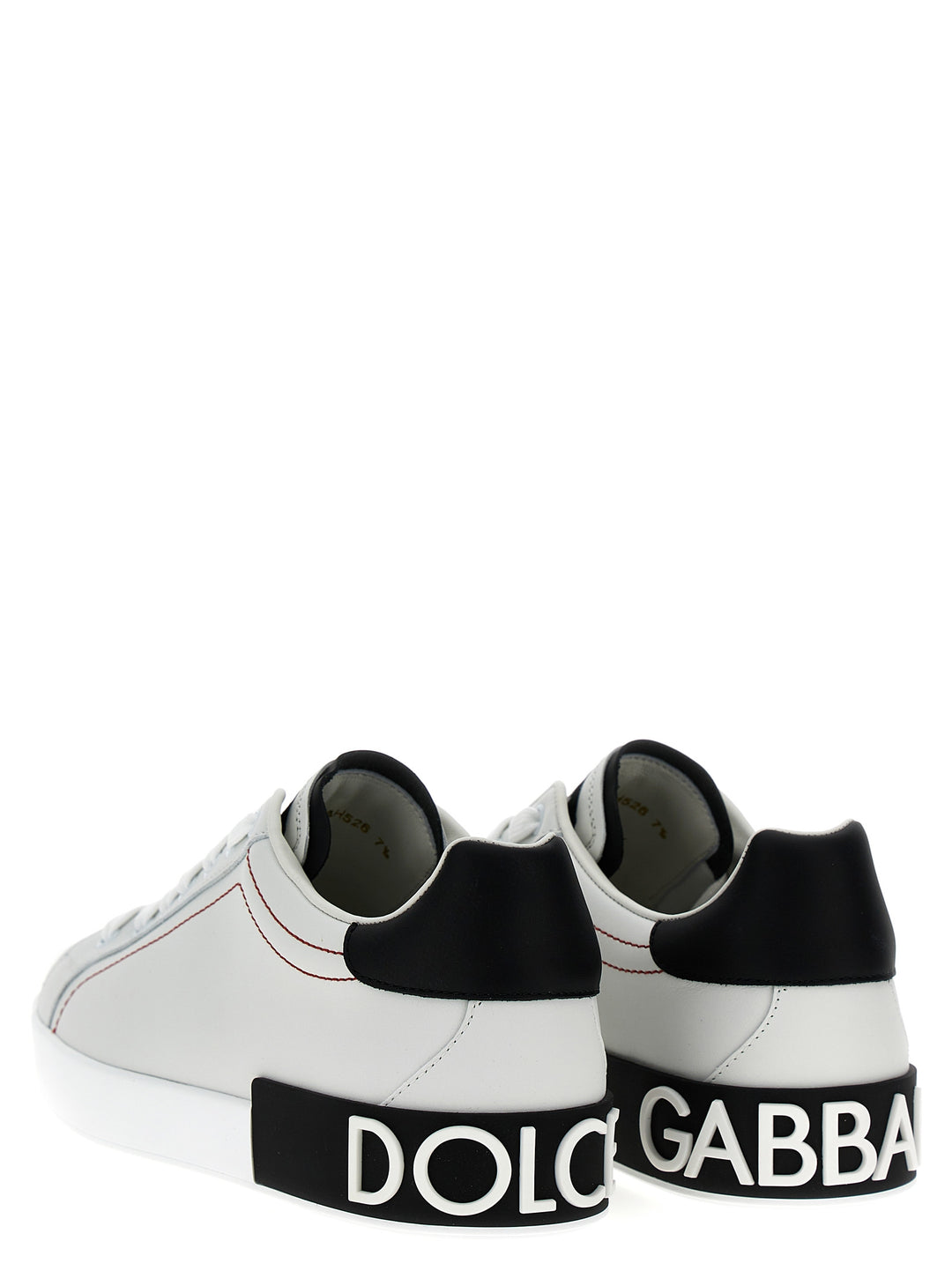 Dolce & Gabbana Portofino Sneakers - Bianco/Nero | 8e27eab291a4c1cefa58b0ce7818d638c197f522