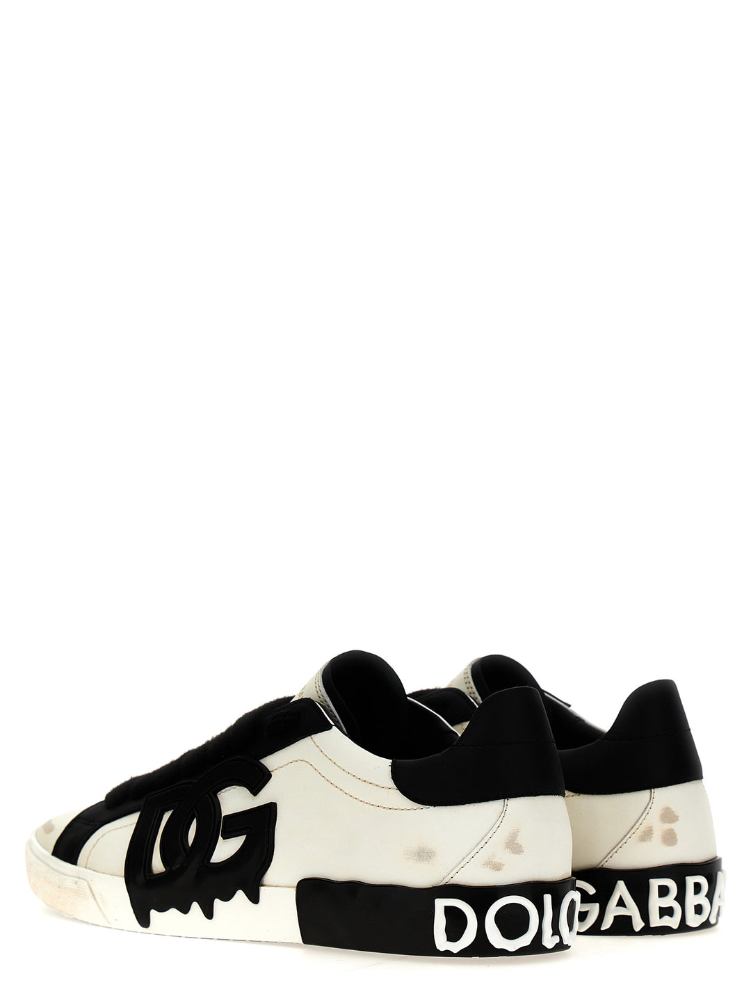 Portofino Vintage Sneakers Bianco/Nero