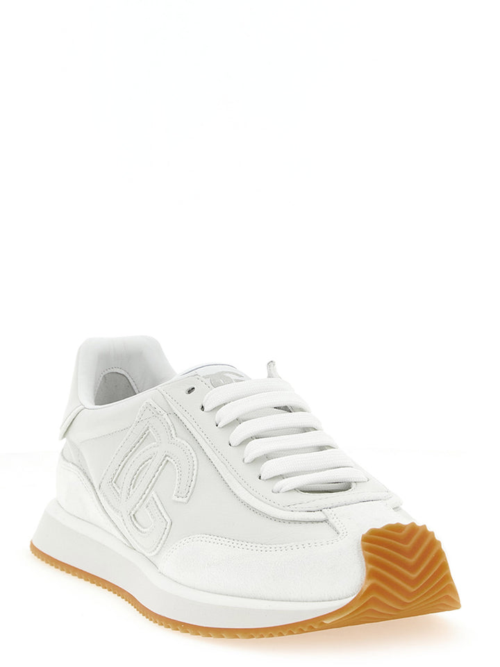 Dolce & Gabbana Dg Cushion Sneakers - Bianco | a1887ad265afdb60e3f5b217270f1c7bf25e6f53