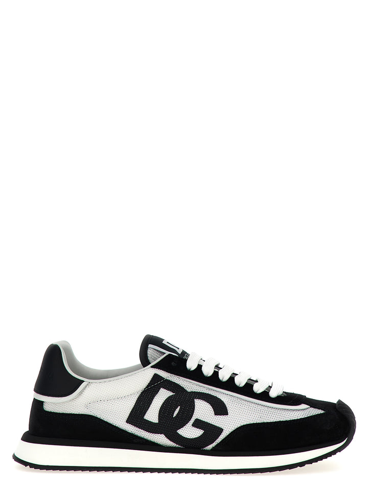 Dolce & Gabbana Dg Cushion Sneakers - Bianco/Nero | 1635a8f679c8c8e09092b6f4970f4e1e932dfe28