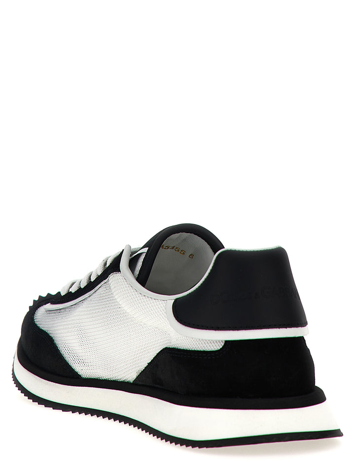 Dolce & Gabbana Dg Cushion Sneakers - Bianco/Nero | 330387ef4a0b33fa3cf8c560cd2c23830e9dfffa