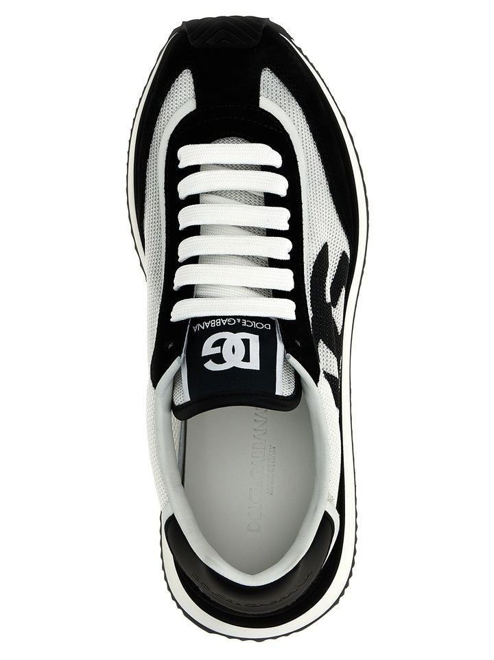 Dolce & Gabbana Dg Cushion Sneakers - Bianco/Nero | 82994ac9edad9680ce4e47dbba84fd410a548890
