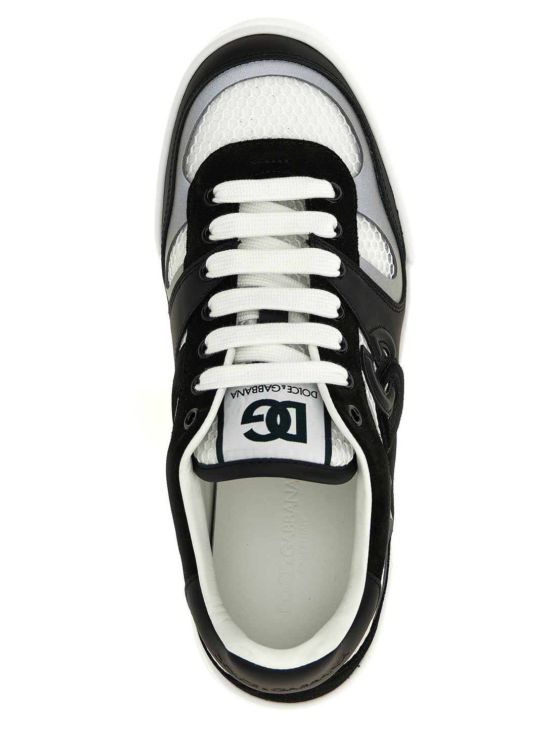 Dolce & Gabbana Strobel Portofino Light Sneakers - Bianco/Nero | 3e89e97b7df69aee370739a1714a384972ab5bf0