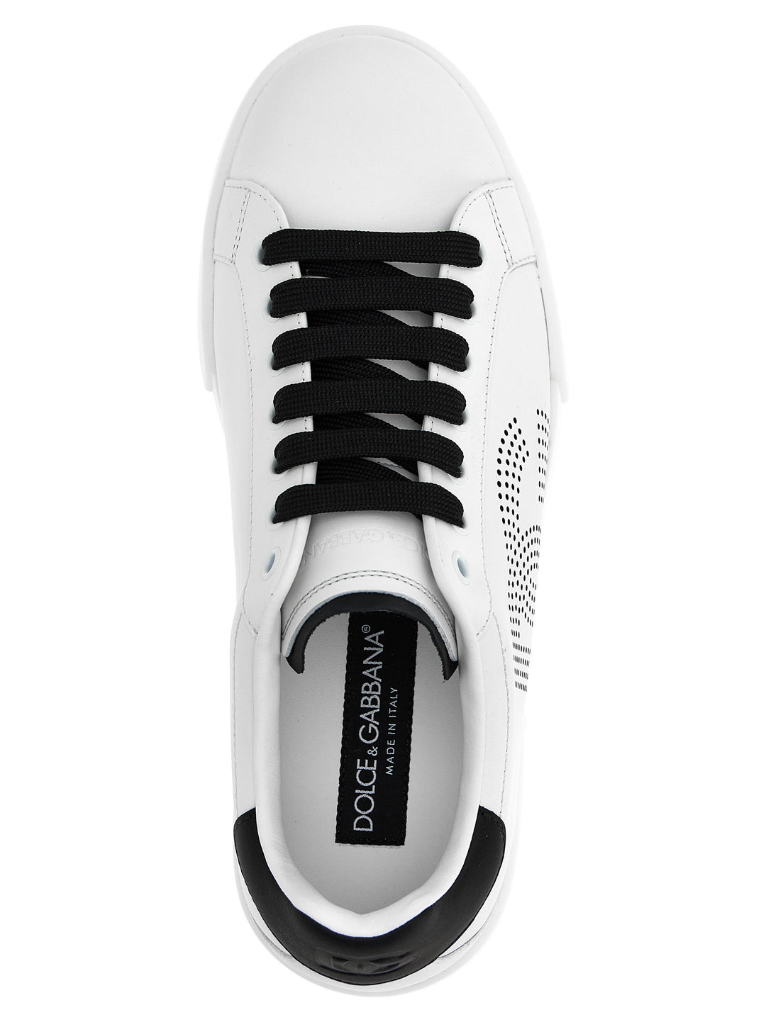 Dolce & Gabbana Portofino Sneakers - Bianco/Nero | 6ab172f1ad1dd9836fe03ffd5277806a5b00d75d