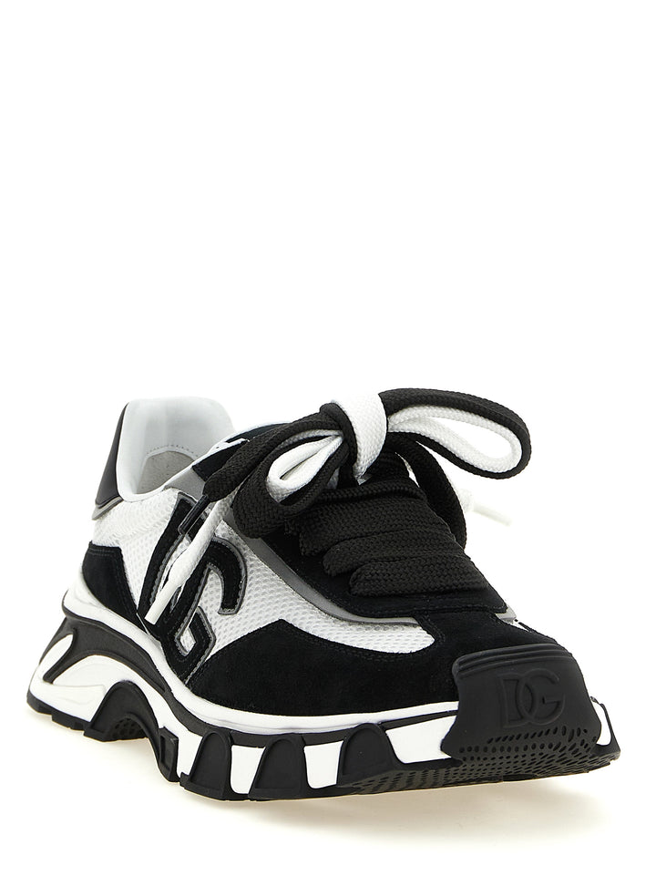 Dolce & Gabbana Dg Country Road Sneakers - Bianco/Nero | 27f1765b4757e29c35c602860b65eff940639e96