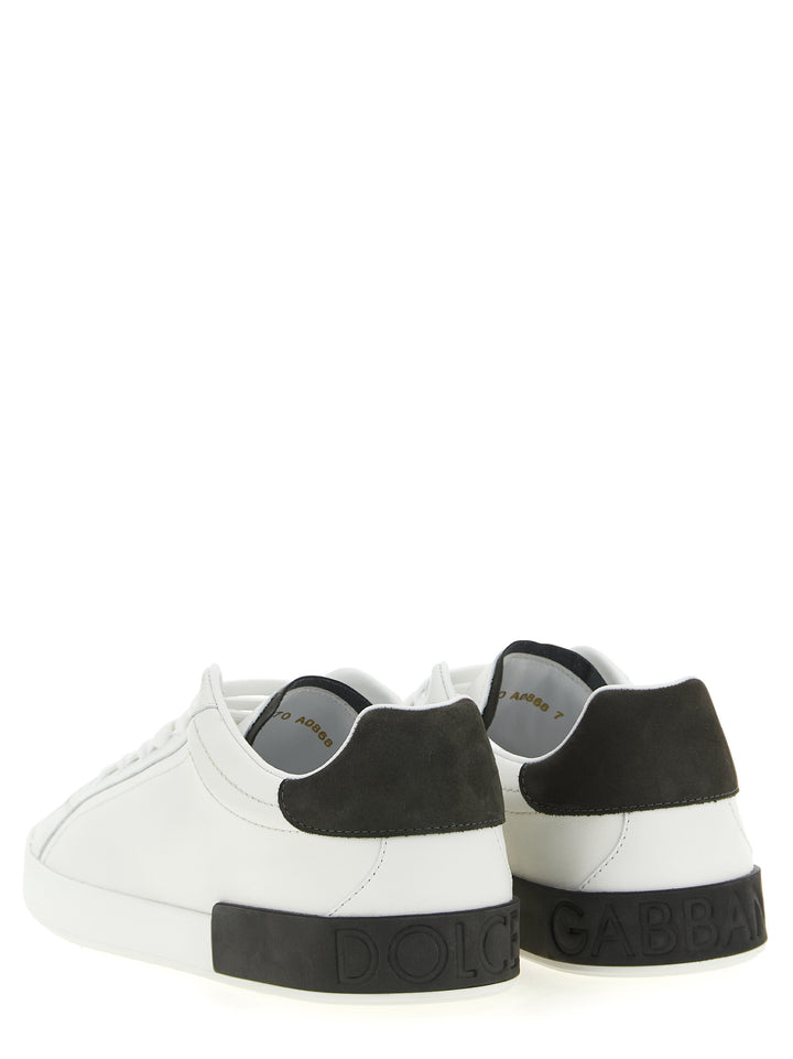 Dolce & Gabbana Portofino Sneakers - Bianco | 9c23b2dd82597df596627f27ceac2bc5e7c5e391