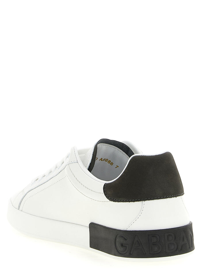 Dolce & Gabbana Portofino Sneakers - Bianco | c6e78225fe4e719d3b066c68bf94e5c75340114f
