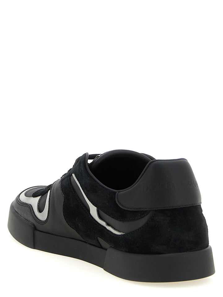 Dolce & Gabbana Portofino Sneakers - Nero | 6685814503a383c071b0ff6037ec2ab7cbb20df7