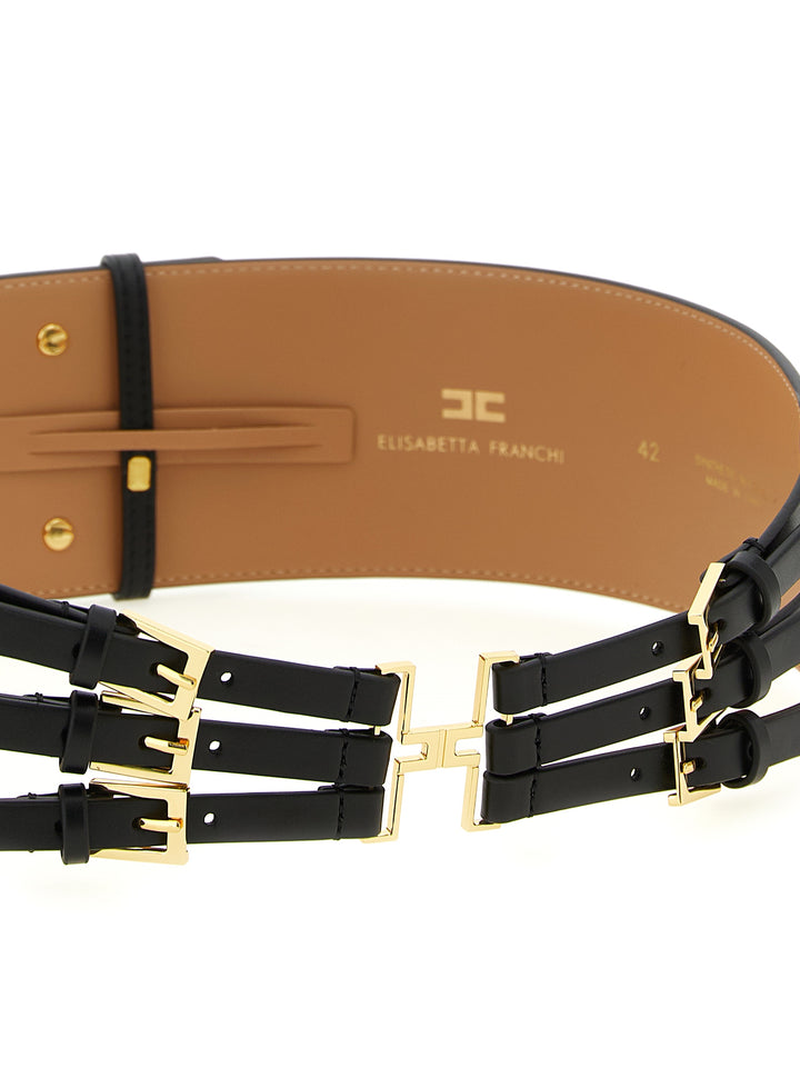 Elisabetta Franchi Elastic Belt Cinture - Nero | ac3798510e81807bd1c81ea5ded49dac776f35e5