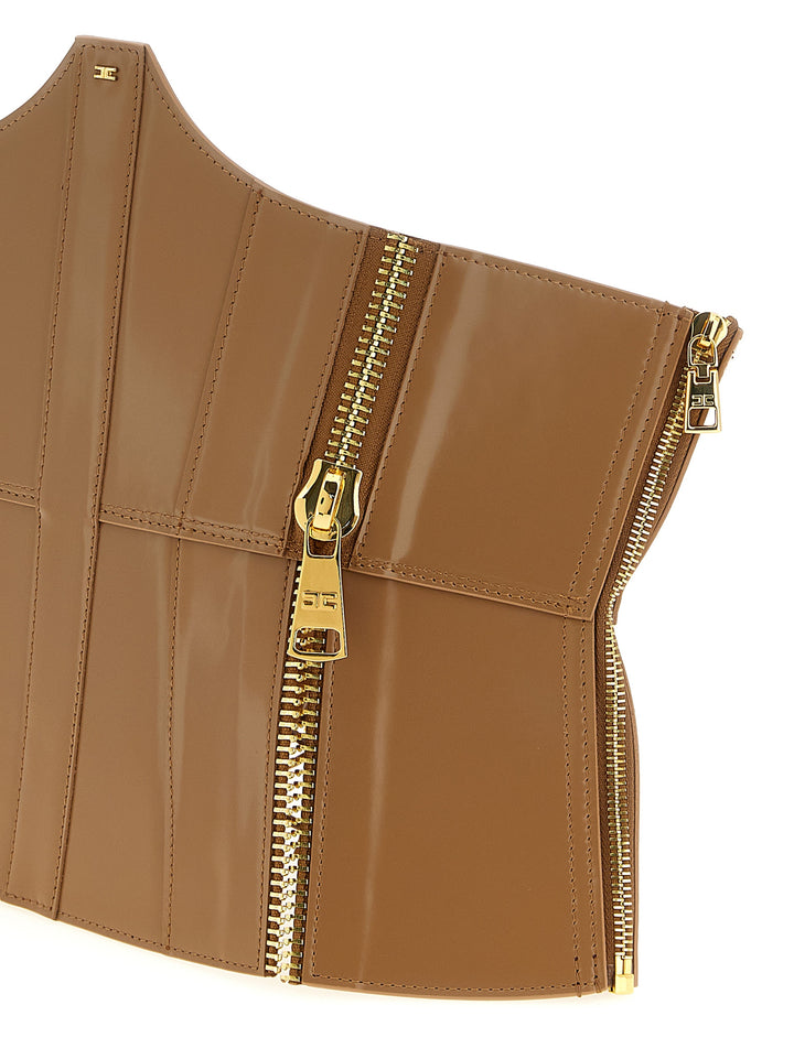 Elisabetta Franchi Bustier Belt Cinture - Marrone | 17d794d8462e5bedc9674b876bf53bb0b9bf86da