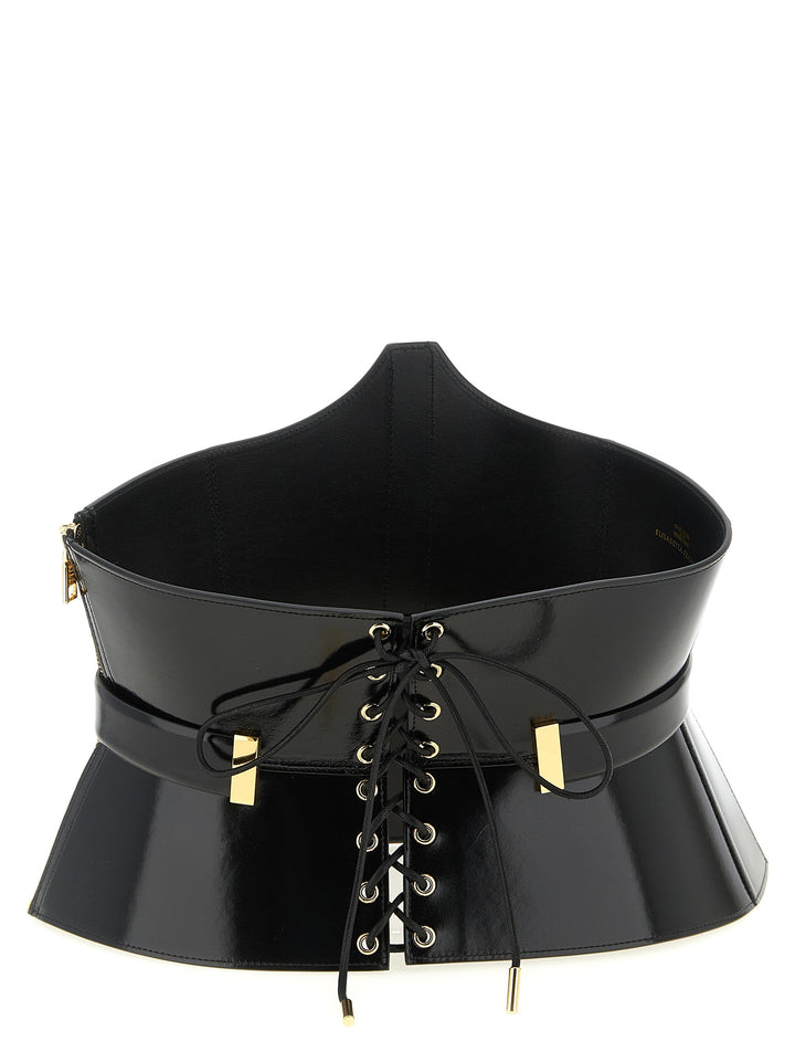 Elisabetta Franchi Corset Belt Cinture - Nero | 671deb0352f31373bcab607baaabbc73857c61fb