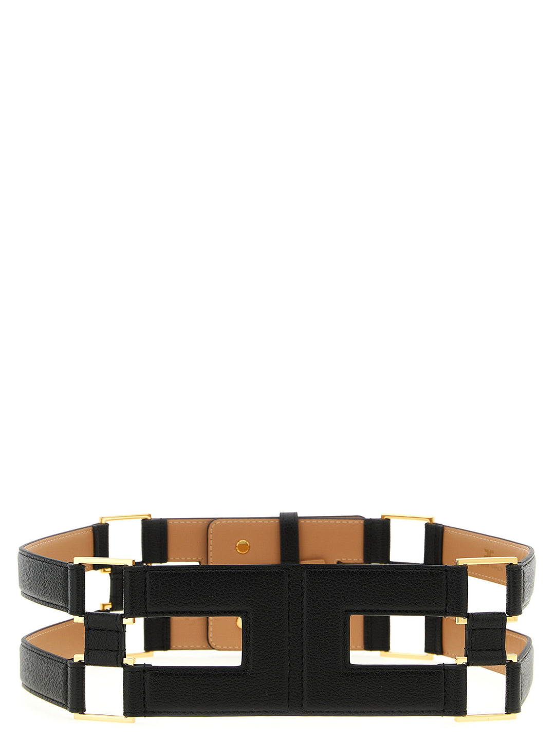 Elisabetta Franchi Double Band Belt Cinture - Nero | 9e167e56a5053acb22e6ee80e26c10f1fbf02ea3