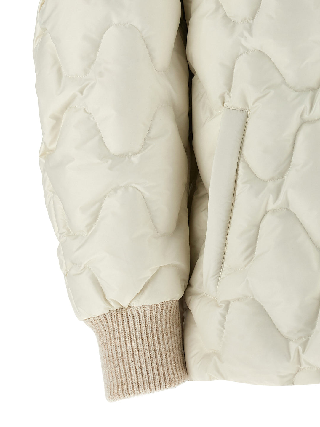 Fabiana Filippi Hooded Down Jacket Puffer Jackets - Bianco | d5bdb3e1fc481ab3bc736d4a8af5080b5f6b48a0