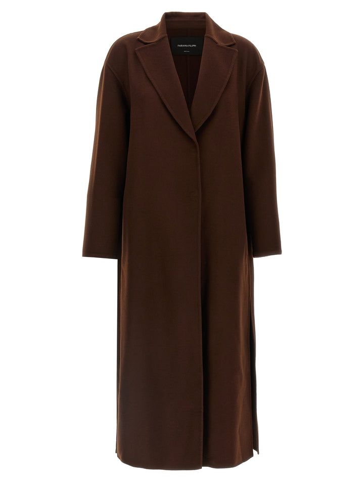 Fabiana Filippi Dressing Gown Coat Trench e Impermeabili - Marrone | 2b9885d79588c4740bbea7e1ff823c5937ccefc8