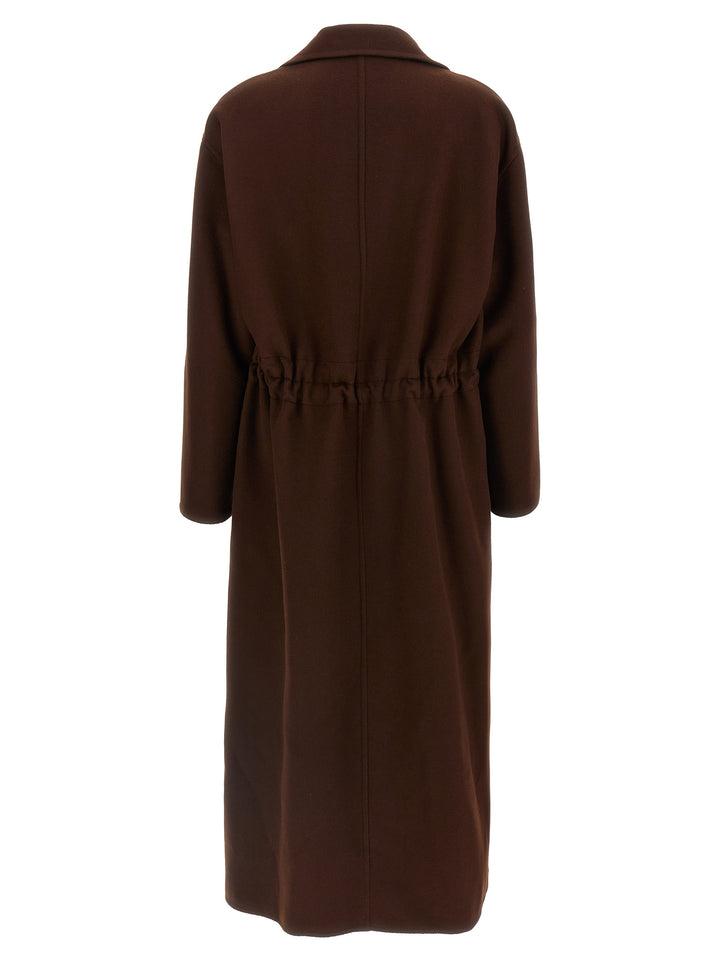 Fabiana Filippi Dressing Gown Coat Trench e Impermeabili - Marrone | 9f769d8a6cd36352d13cefaacb870b8f12577734