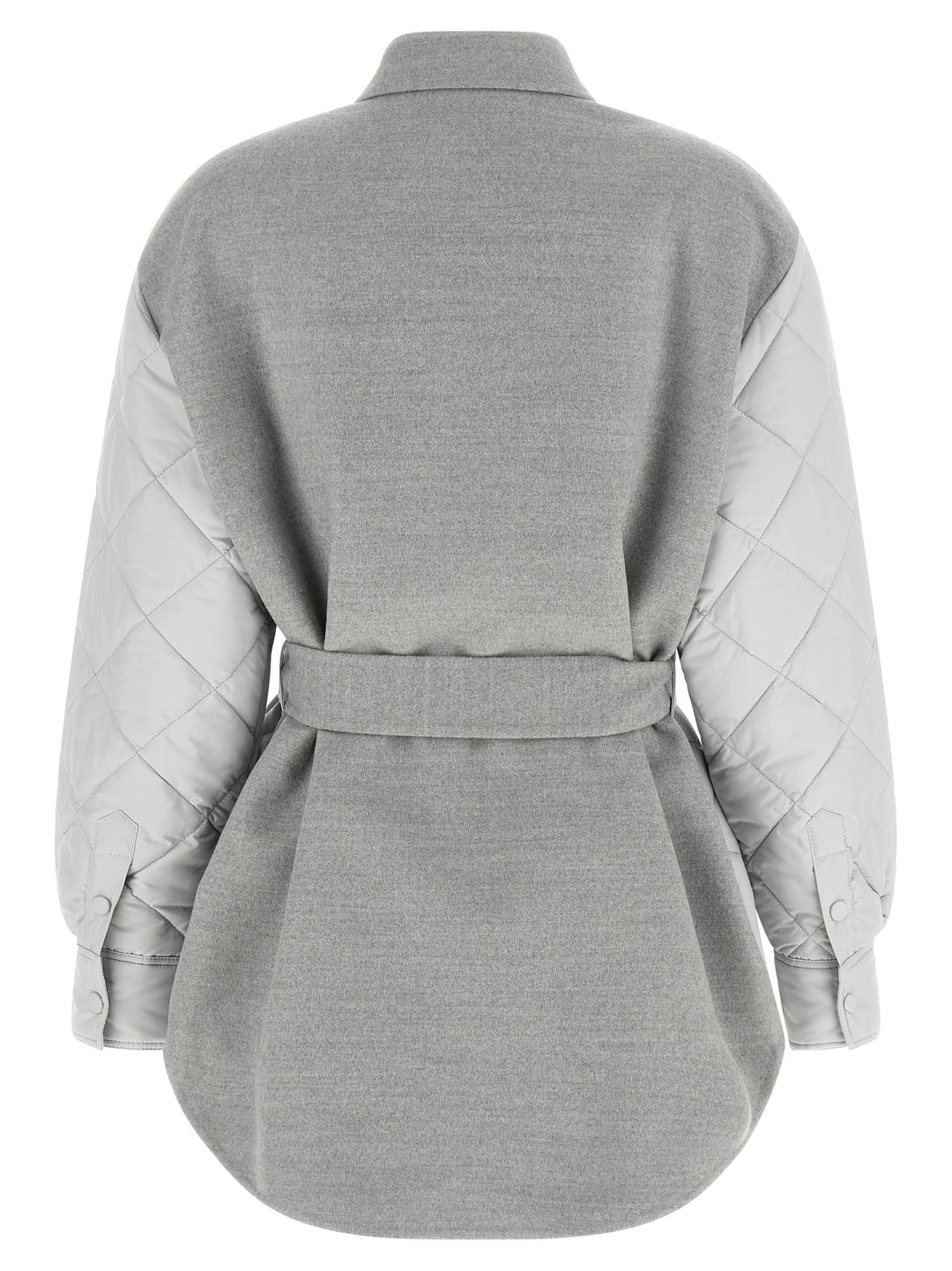 Fabiana Filippi Hybrid Overshirt Puffer Jackets - Grigio | 1dc13d38779151f0febe5473638962f970215034