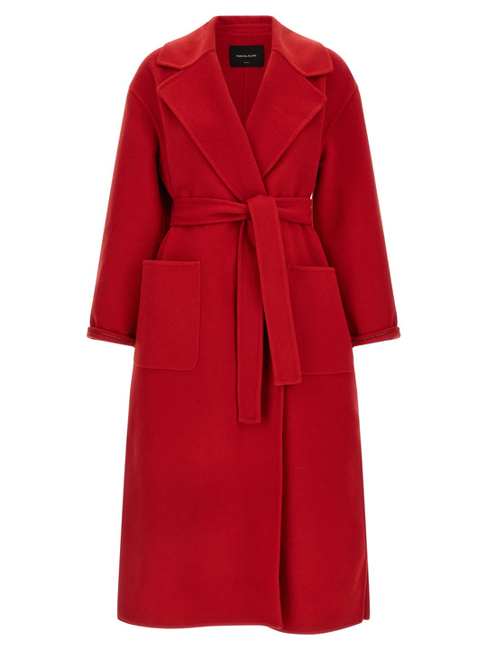 Cashmere Wool Coat Trench E Impermeabili Rosso