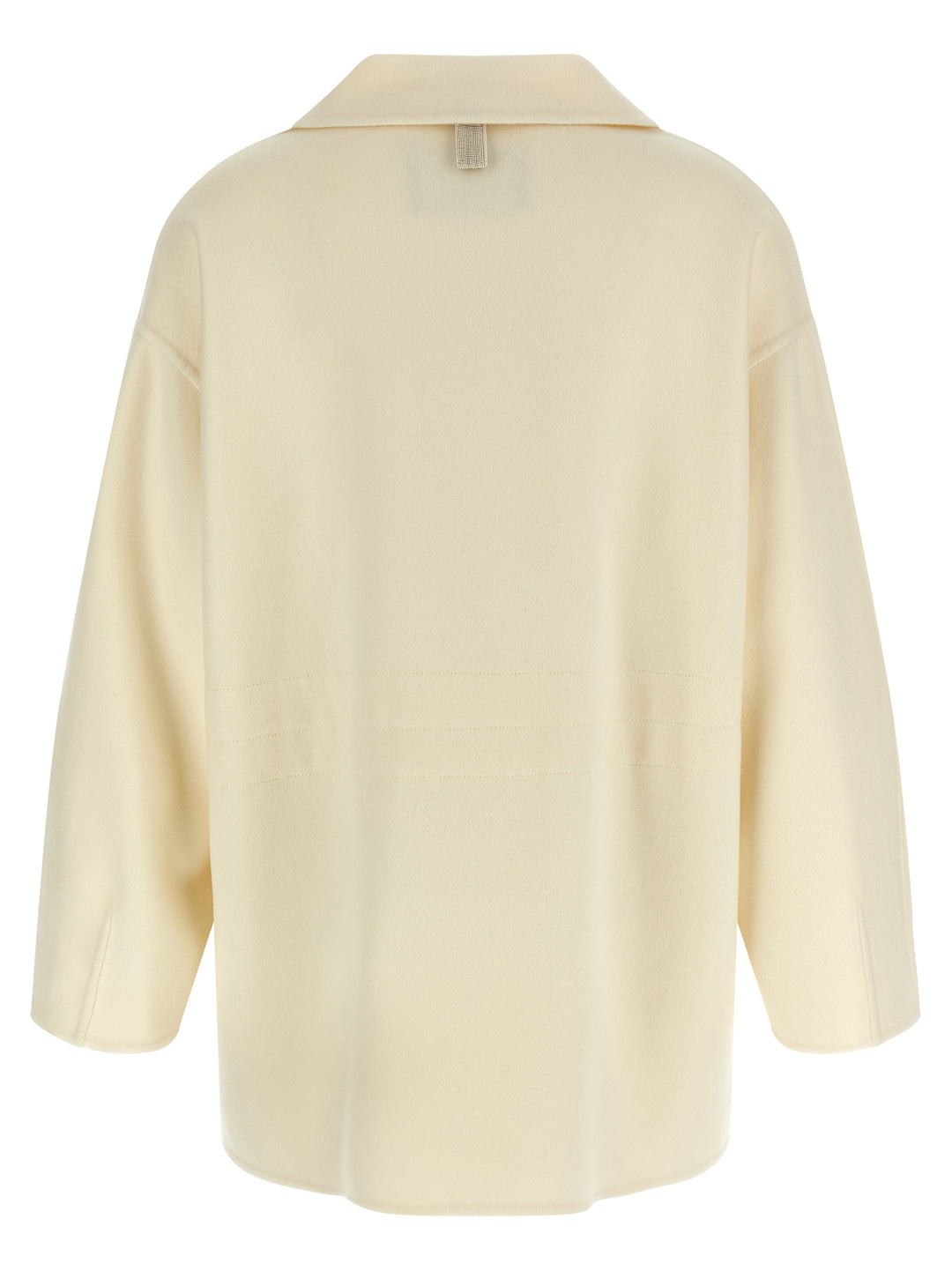 Fabiana Filippi Cashmere Coat Trench e Impermeabili - Bianco | 7e970b6fbdea6209a912d7a35f01f91d537395e9