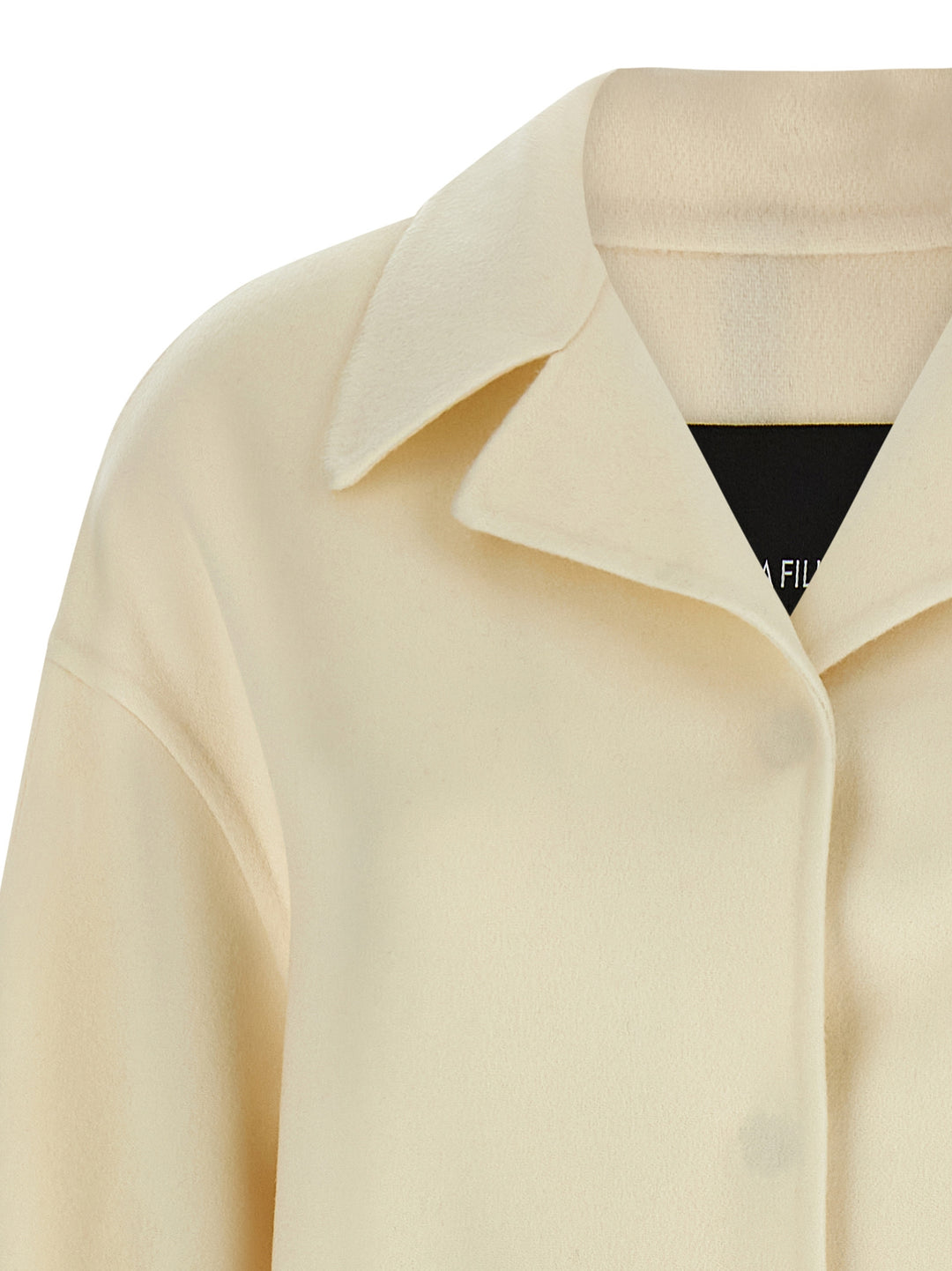 Fabiana Filippi Cashmere Coat Trench e Impermeabili - Bianco | 70a9303bbb2100a0c123bd973c3c5d6d0924f18c