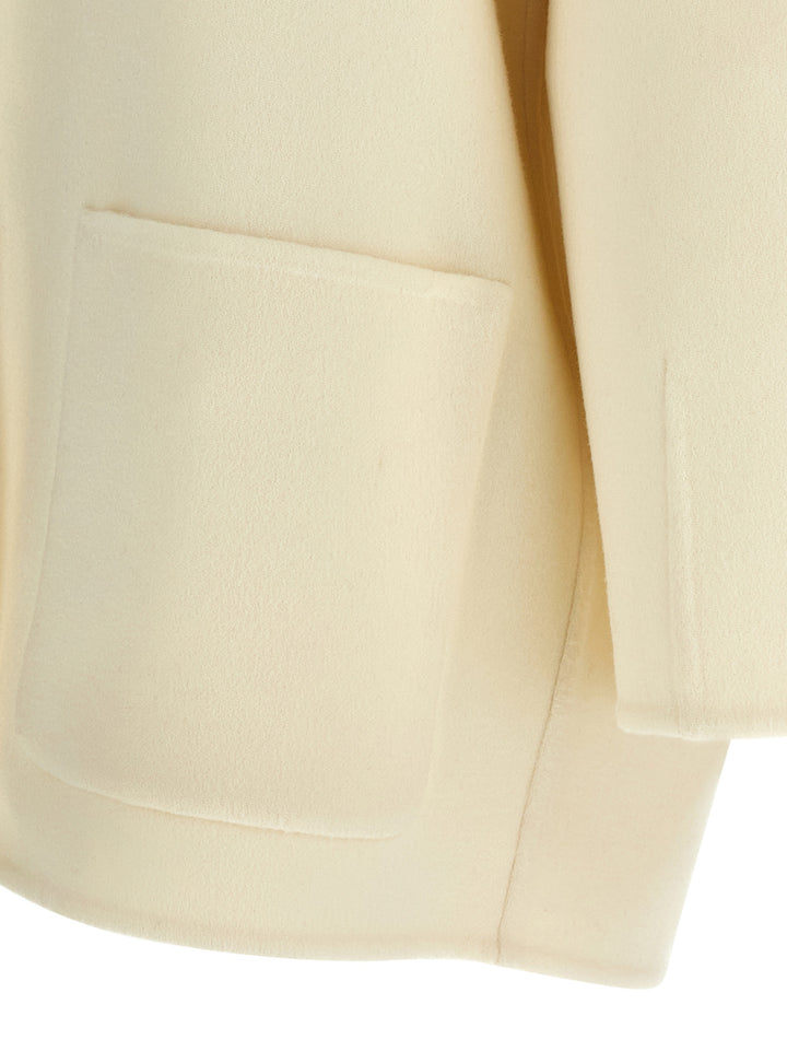 Fabiana Filippi Cashmere Coat Trench e Impermeabili - Bianco | 56f5e6d80077a063bdf739befe1e49059d18390b