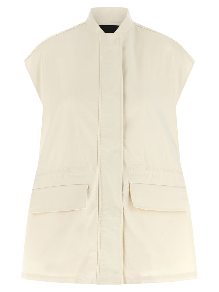 Fabiana Filippi Crochet Vest Gilet - Beige | fd6e6746d75dd4f786fdc1813a63d1ca709529f2