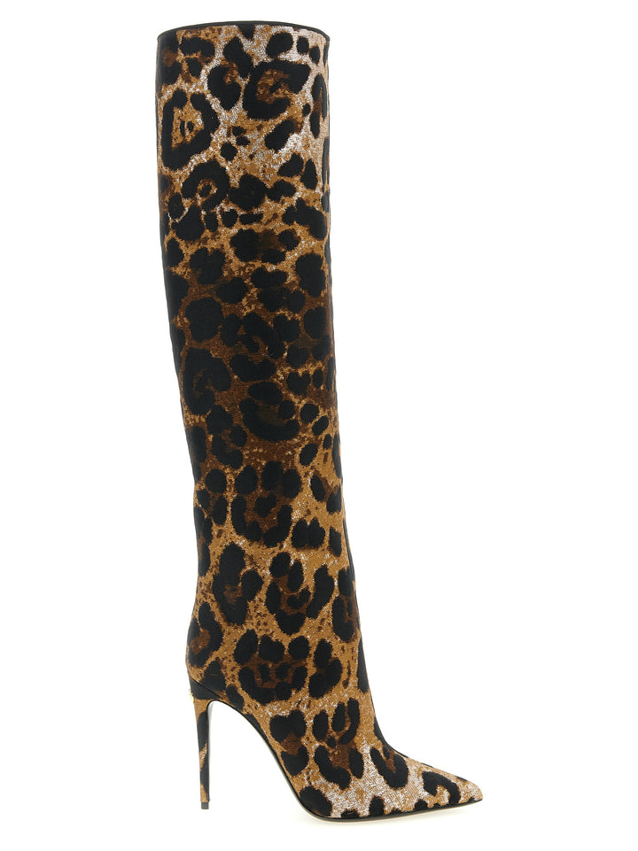 Dolce & Gabbana Leo Jacquard Boots Stivali e Stivaletti - Multicolor | 65e935439766ae7023286c578f60482e7f608a0d