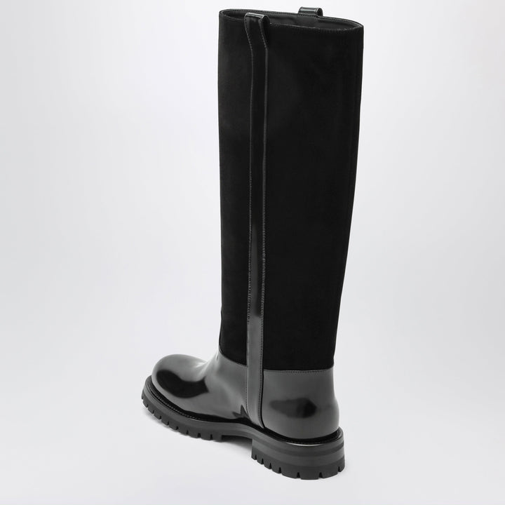 Dolce&Gabbana Bernini Black Suede Ankle Boots