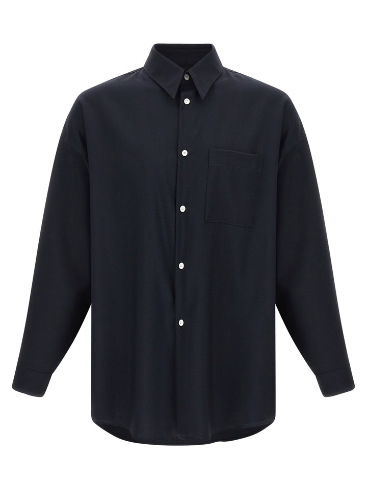 Marni Tropical Wool Camicie - Blu | f1afcb83f76854661abc50885a950003bc289209