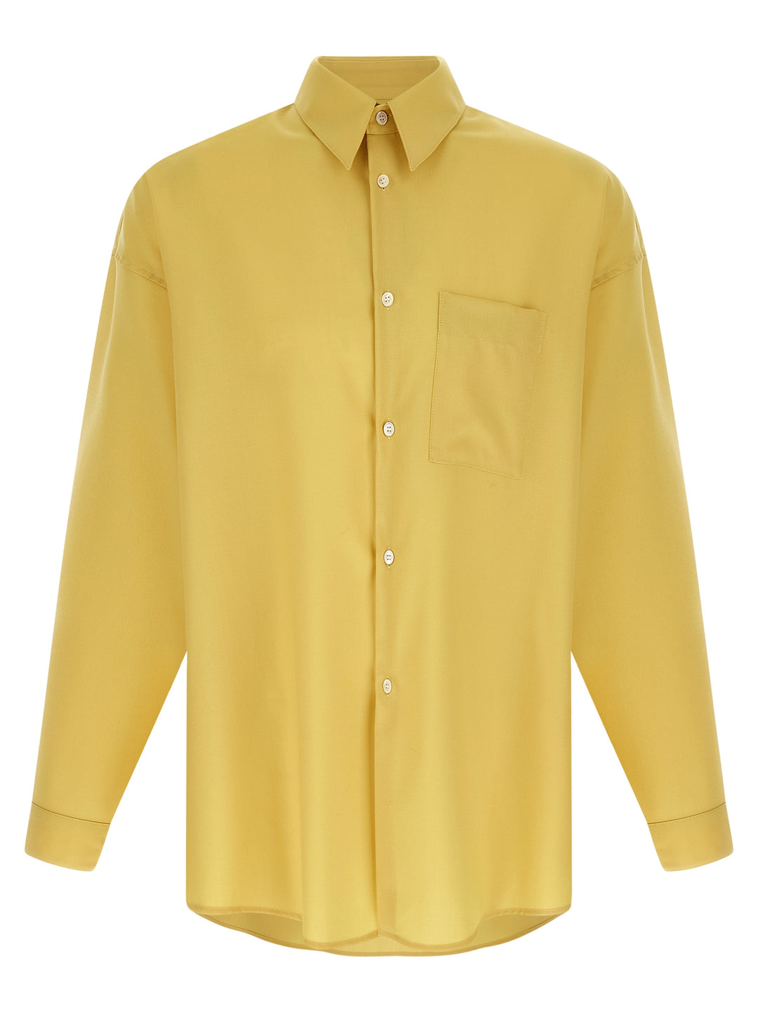 Marni Tropical Wool Camicie - Giallo | e48c4c512b5946b4a733d9486467d227122d2479