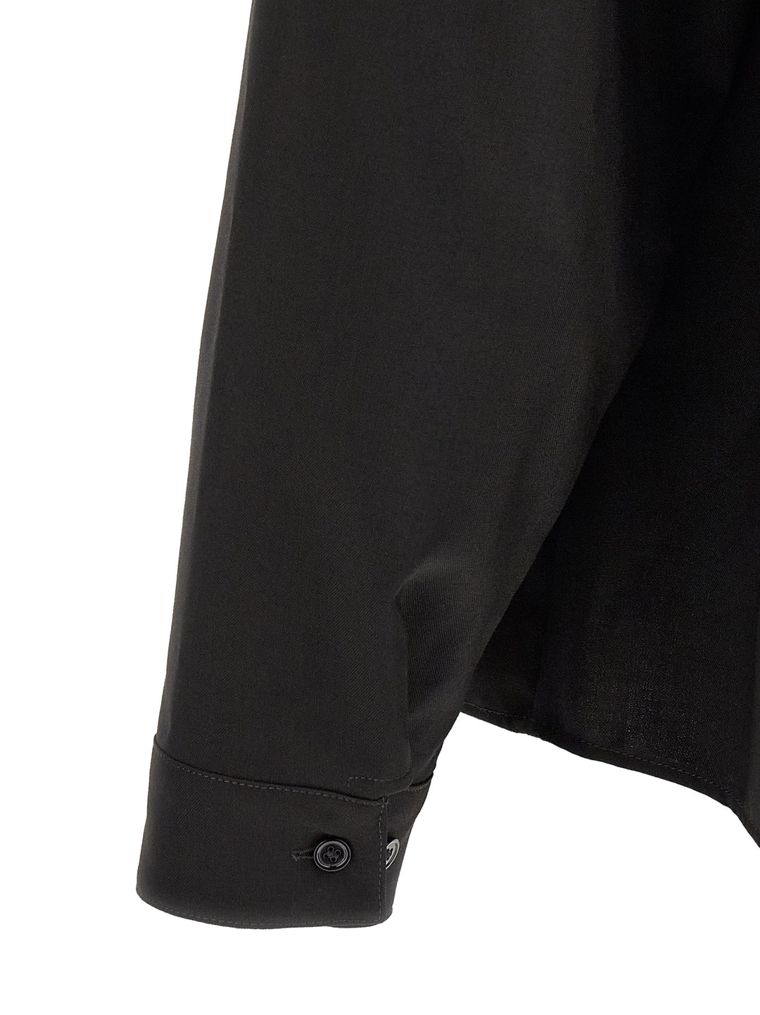 Marni Wool Shirt With Pocket Camicie - Nero | 90fc69d4267095a2577ecde3adf2f9615e43dd11