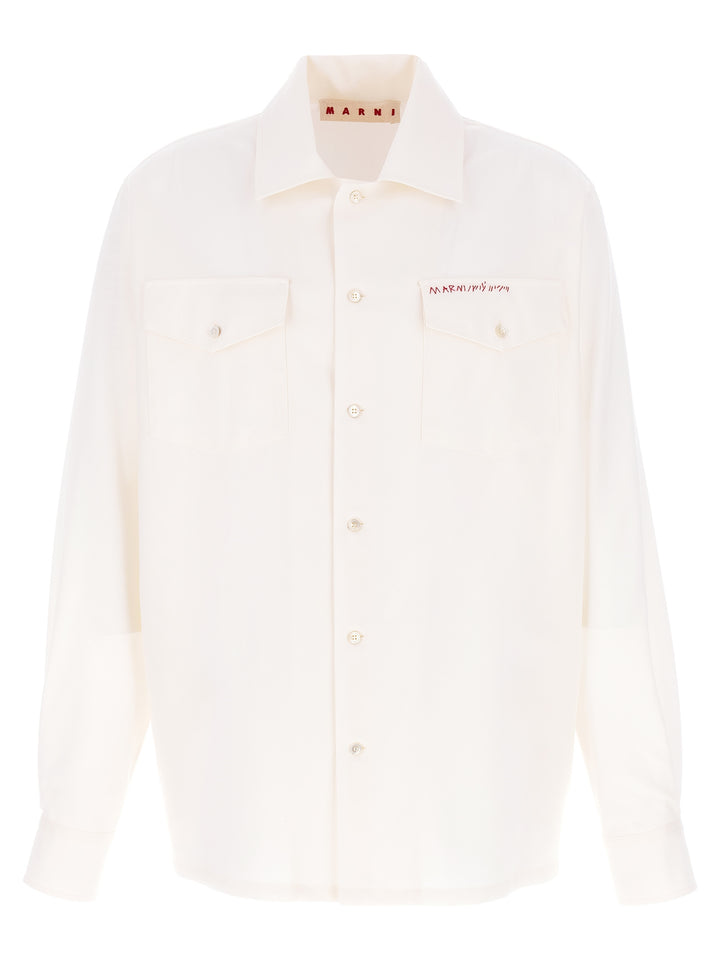Marni Tropical Camicie - Bianco | 316c68fa949b992e612ec72ba0659ad712f61595