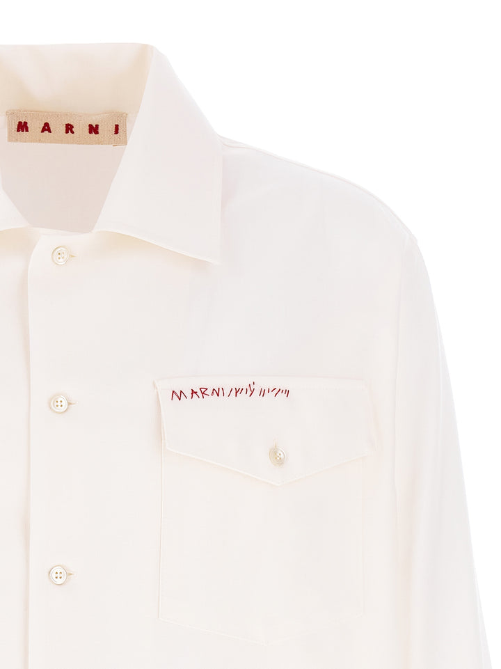 Marni Tropical Camicie - Bianco | 6d1ee34aa8d1fa4499c86981751e7da314136237