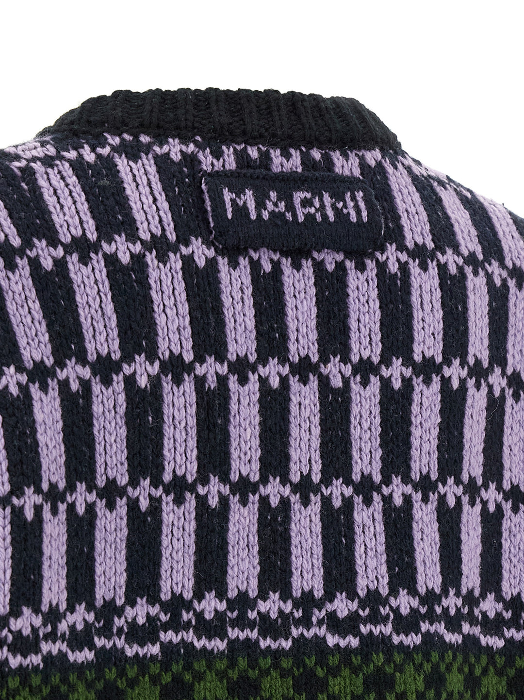Marni Sweater With Geometric Pattern Maglioni - Multicolor | f9f40942ac07e731319b2ef812674119524187f1