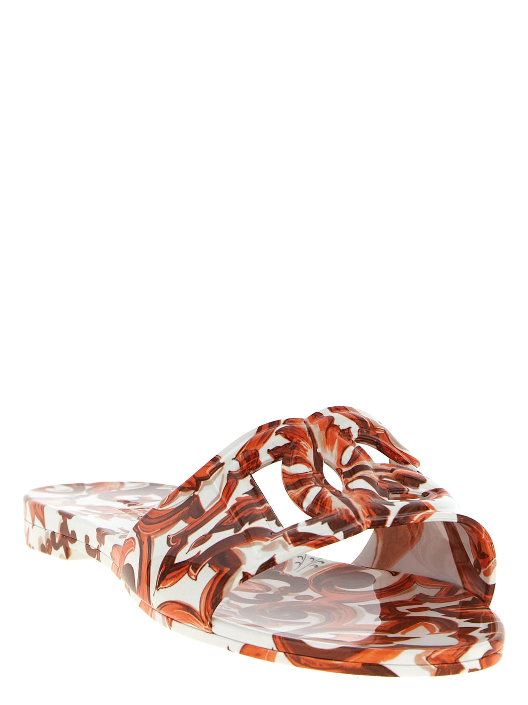 Dolce & Gabbana Bianca Sandali - Arancione | 76923235e1d53ea722662371e9bfba42be919270