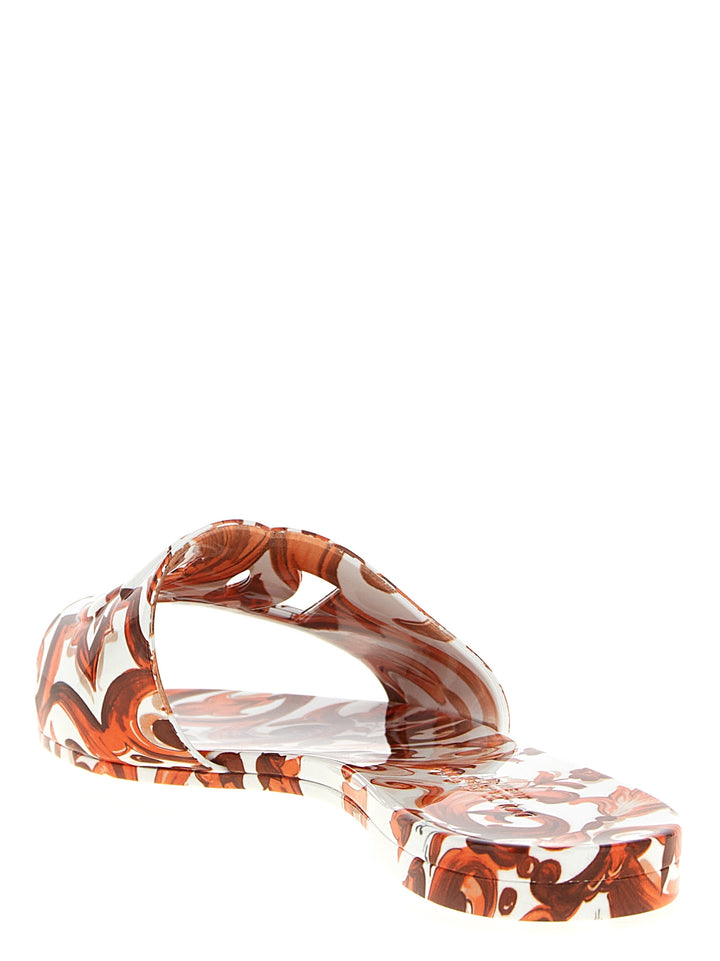 Dolce & Gabbana Bianca Sandali - Arancione | d4ea5f3d35c180d699feb2e5e13f521de498e074