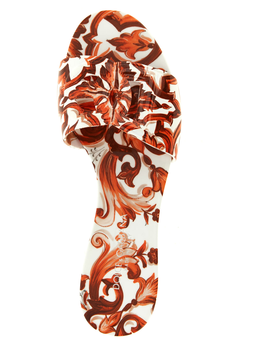 Dolce & Gabbana Bianca Sandali - Arancione | d3cbd2bb5a55facc8d2a6b75803cc8174cebd0c7
