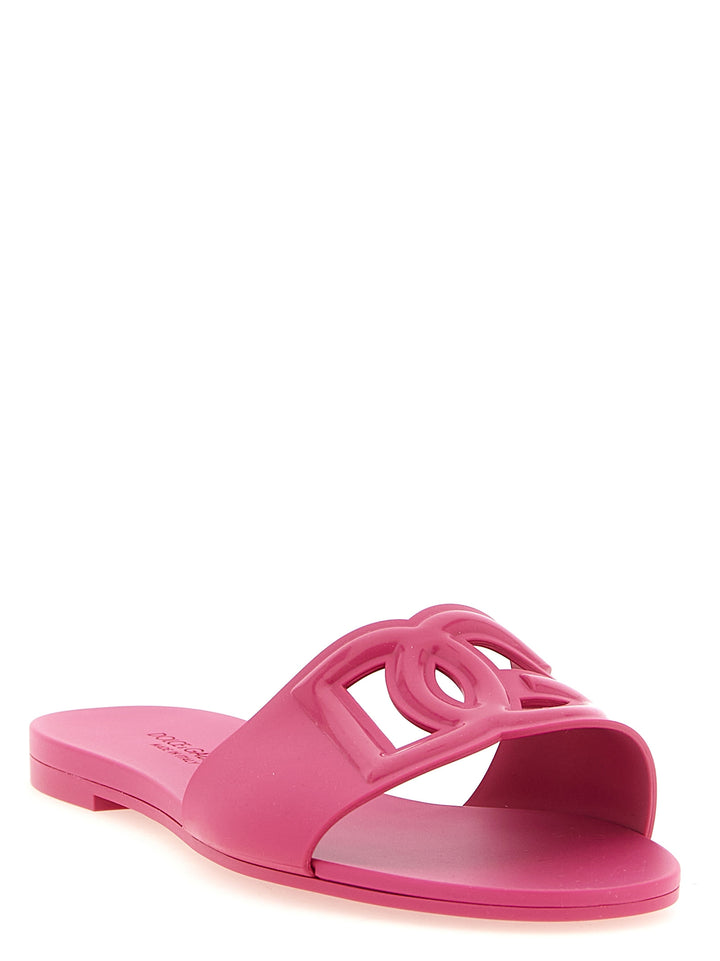 Dolce & Gabbana Bianca Sandali - Fucsia | 2044d36a9349ddc947be1cd04ddf8ee462bc4e0f